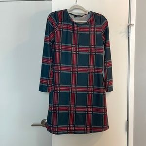 Plaid red/green plaid tshirt style. Size small,runs big (fits closer to med)